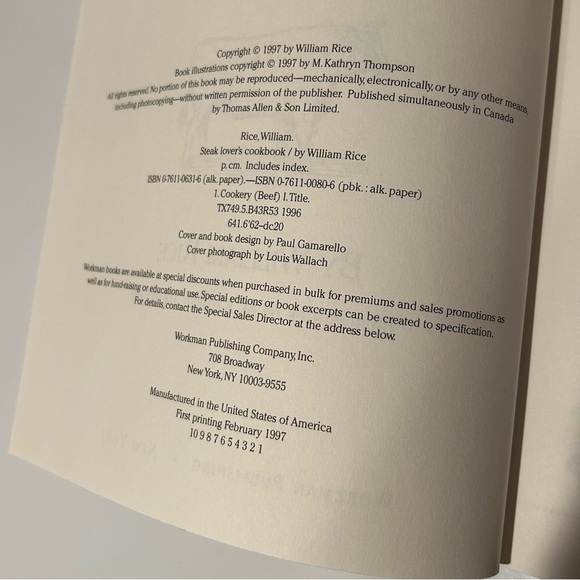 Steak Lovers Cookbook - Picture 5 of 10